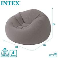 Intex 68579NP BEANLESS BAG Zetel (l x b x h) 114 x 114 x 71 cm Grijs - thumbnail