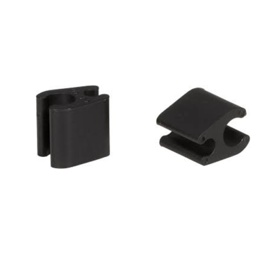 Elvedes kabelclips duo 4,1+4,1mm zwart (50st)