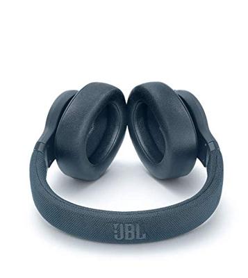 JBL E65BTNC Over-ear Bluetooth hoofdtelefoon, actieve ruisonderdrukking hoofdtelefoon met JBL signature geluid, muziekgenot voor maximaal 24 uur, blauw