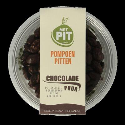 Met PIT Pompoenpitten pure chocolade 150 Gram