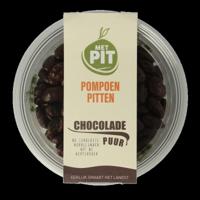 Met PIT Pompoenpitten pure chocolade 150 Gram - thumbnail