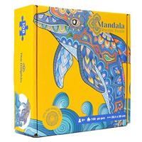 Logica Giochi Mandala Houten Legpuzzel Dolfijn - thumbnail