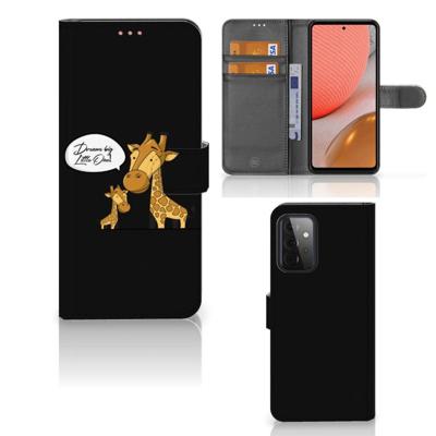 Samsung Galaxy A72 Leuk Hoesje Giraffe Samsung Galaxy A72 Leuk Hoesje Giraffe