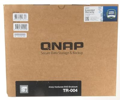 Netwerkopslag NAS Qnap TR-004 Zwart