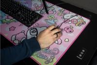 Gaming muismat - KONIX - Hello Kitty - XXL 90 x 46 cm - Antislip microvezel oppervlak - Rubber - thumbnail