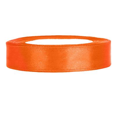 Satijnlint op rol 12mm (25m) Oranje