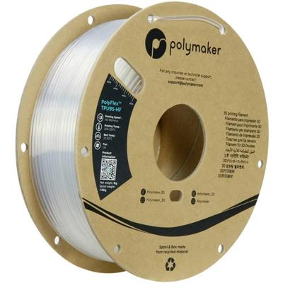 Polymaker PD03006 TPU95-HF Filament TPU, Flexibel filament Flexibel, Highspeed filament, UV-bestendig 2.85 mm 1000 g Helder PolyFlex™ 1 stuk(s)