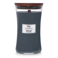WoodWick large candle evening onyx - thumbnail