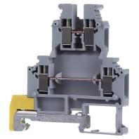 Phoenix Contact 0461018 Klem 2-etages 6.2 mm Schroeven Grijs 50 stuk(s)