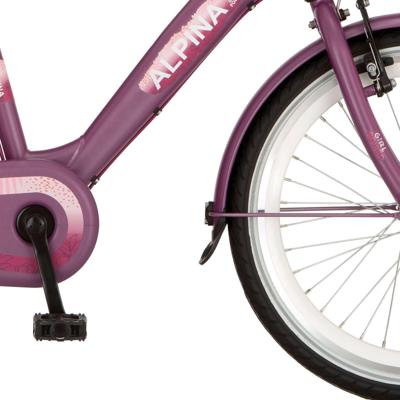 Alpina spatbord set 22 vivid purple matt