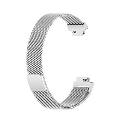 Fitbit Inspire 2 & Ace 3 Milanese bandje - Maat: Large - Zilver Fitbit Inspire 2 & Ace 3 Milanese bandje - Maat: Large - Zilver