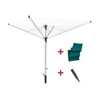 Leifheit 85282 Droogmolen LinoLift 600 QuickStart 60 m Drooglengte Zilver - thumbnail