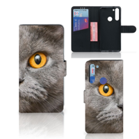Telefoonhoesje met Pasjes Motorola Moto G8 Britse Korthaar - thumbnail