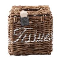 Riviera Maison Rustic Rattan tissuebox mandje - thumbnail