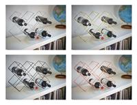 ECHTWERK Keukenaccessoires (Wijnrek voor 8 flessen, Brons) - thumbnail