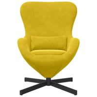 Hangstoel fluweel geel - thumbnail