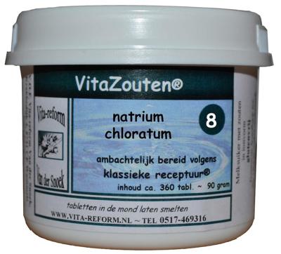 Vita Reform Vitazouten Nr. 8 Natrium Chloratum Muriaticum 360st Vita Reform Vitazouten Nr. 8 Natrium Chloratum Muriaticum 360st