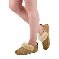 Warmbat Pantoffels Barrine BAR341026 Camel Bruin-36  maat 36 - thumbnail