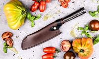 FORGED - Leather Forged - Leren hoes Santoku 18cm - thumbnail