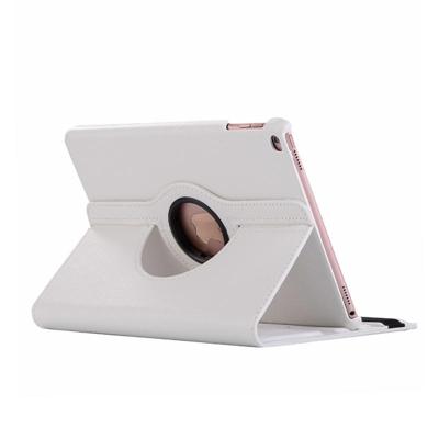 Litchi textuur horizontale Flip 360 graden rotatie lederen case voor iPad mini 2019 met houder & slaap/Wake-up functie (wit)