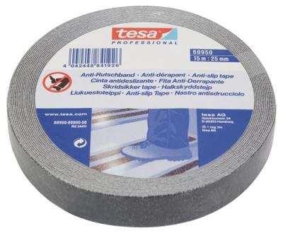 tesa 60950-00000-00 Anti-sliptape tesa Professional Zwart (l x b) 15 m x 25 mm 1 stuk(s) tesa 60950-00000-00 Anti-sliptape tesa Professional Zwart (l x b) 15 m x 25 mm 1 stuk(s)