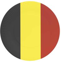 Feestborden België - 23 cm - thumbnail