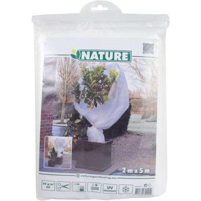 Nature winterafdekvlies 2 x 5 meter 30 g/m² wit