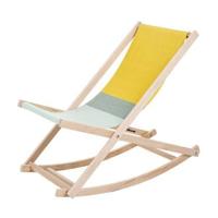 Weltevree Beachrocker loungestoel Yellow/Green - thumbnail
