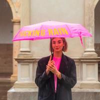 Fucking Rain paraplu - Roze - thumbnail