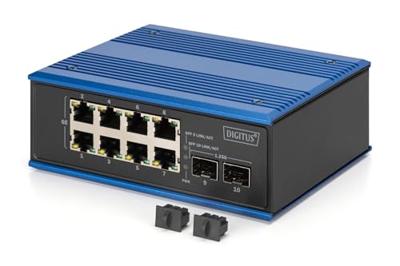 Digitus DN-651151 Industrial Ethernet Switch 8 + 2 poorten 1 GBit/s Digitus DN-651151 Industrial Ethernet Switch 8 + 2 poorten 1 GBit/s