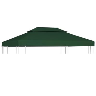 VidaXL Vervangend tentdoek prieel 310 g/m² 3x4 m groen