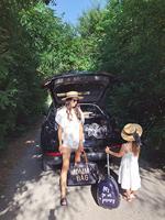 Luiertas Mommy Bag large CHILDHOME zwart goud - thumbnail