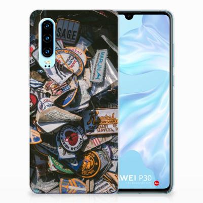 Huawei P30 | Siliconen hoesje | met foto Badges