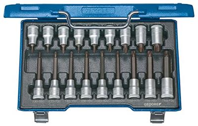 Gedore Dopsleutelset Torx 1/2" 18-dlg - 6138510