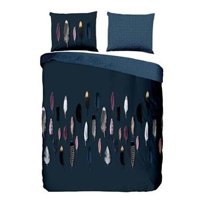 Good Morning Dekbedovertrek "veren" - Blauw - (240x200/220 cm) - Katoen Good Morning Dekbedovertrek "veren" - Blauw - (240x200/220 cm) - Katoen