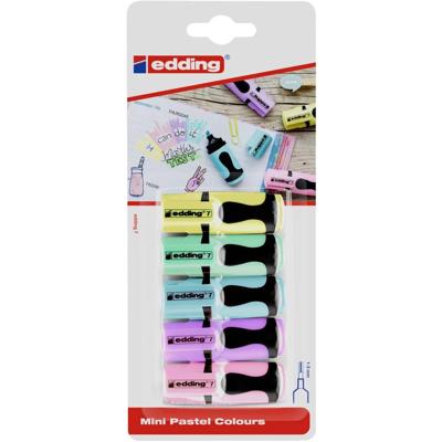 Edding Textmarker 7 Mini 4-7-5-1099 Geel, Oranje, Roze, Lichtblauw, Lichtgroen 1 mm, 3 mm 1 stuk(s) Edding Textmarker 7 Mini 4-7-5-1099 Geel, Oranje, Roze, Lichtblauw, Lichtgroen 1 mm, 3 mm 1 stuk(s)