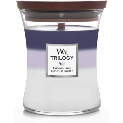 WoodWick trilogy evening luxe medium candle