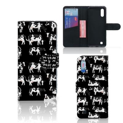 Samsung Galaxy M10 | Telefoonhoesje | Met pasjeshouder | Koetjes