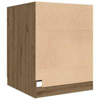 Wasmachinekast 70,5x71,5x91,5 cm artisanaal eikenkleurig - thumbnail