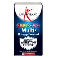 Lucovitaal Multi+ Weerstand Hoog Gedoseerd 60Kauwtabletten - thumbnail