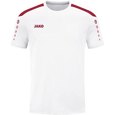 JAKO 4223D Shirt Power Km Dames - Wit/Rood - 36