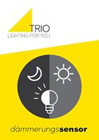 Trio Witte buitenlampSambesi met schemersensor - 204160131 - thumbnail