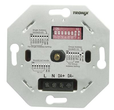 Tronix LED dimmer universeel DALI 215-134 230V ingebouwde voeding en aan uit universeel toepasbaar