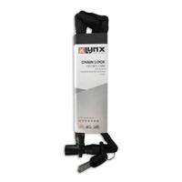 Lynx kettingslot 100cm zwart gehard staal - thumbnail