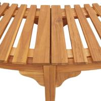 VidaXL Hottub omgeving half-rond bruin 272 x 120 x 55,5 cm - thumbnail