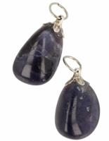 Geslepen Ioliet Edelsteenhanger voor Creativiteit en Innerlijke Beelden - thumbnail