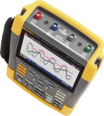 Fluke 190-504-III-S Handoscilloscoop 500 MHz 4-kanaals 5 GSa/s 30 kpts 8 Bit 1 set(s) Fluke 190-504-III-S Handoscilloscoop 500 MHz 4-kanaals 5 GSa/s 30 kpts 8 Bit 1 set(s)