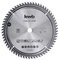 kwb 587168 Hardmetaal-cirkelzaagblad 200 x 16 mm 1 stuk(s) - thumbnail