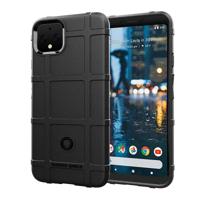 Schokbestendige beschermer cover volledige dekking silicone case voor Google pixel 4 XL (zwart) - thumbnail