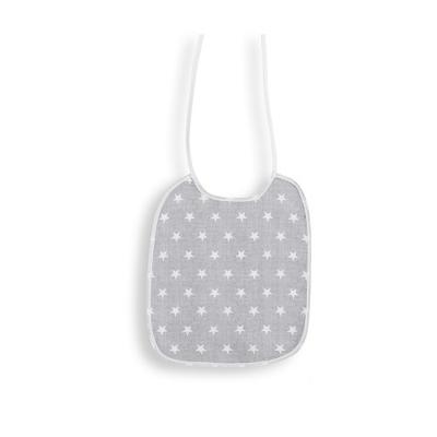 Interbaby slabbetje sterren junior 25 x 20 cm katoen Interbaby slabbetje sterren junior 25 x 20 cm katoen